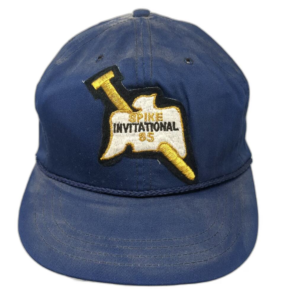 Dorfman Pacific Baseball Cap Blue XL Spike Invitational 85 Rope USA Hat Vintage